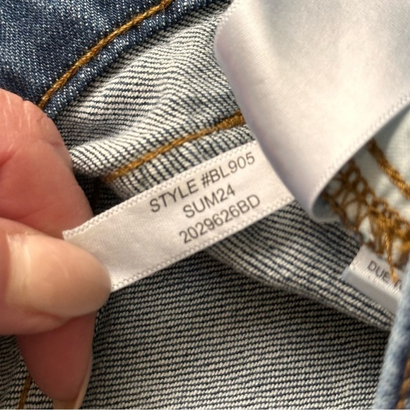 J. CREW Denim Wide Leg Trouser Jeans Elevated Casual Retro 70s Style BL905 Sz 28 - Picture 11 of 12